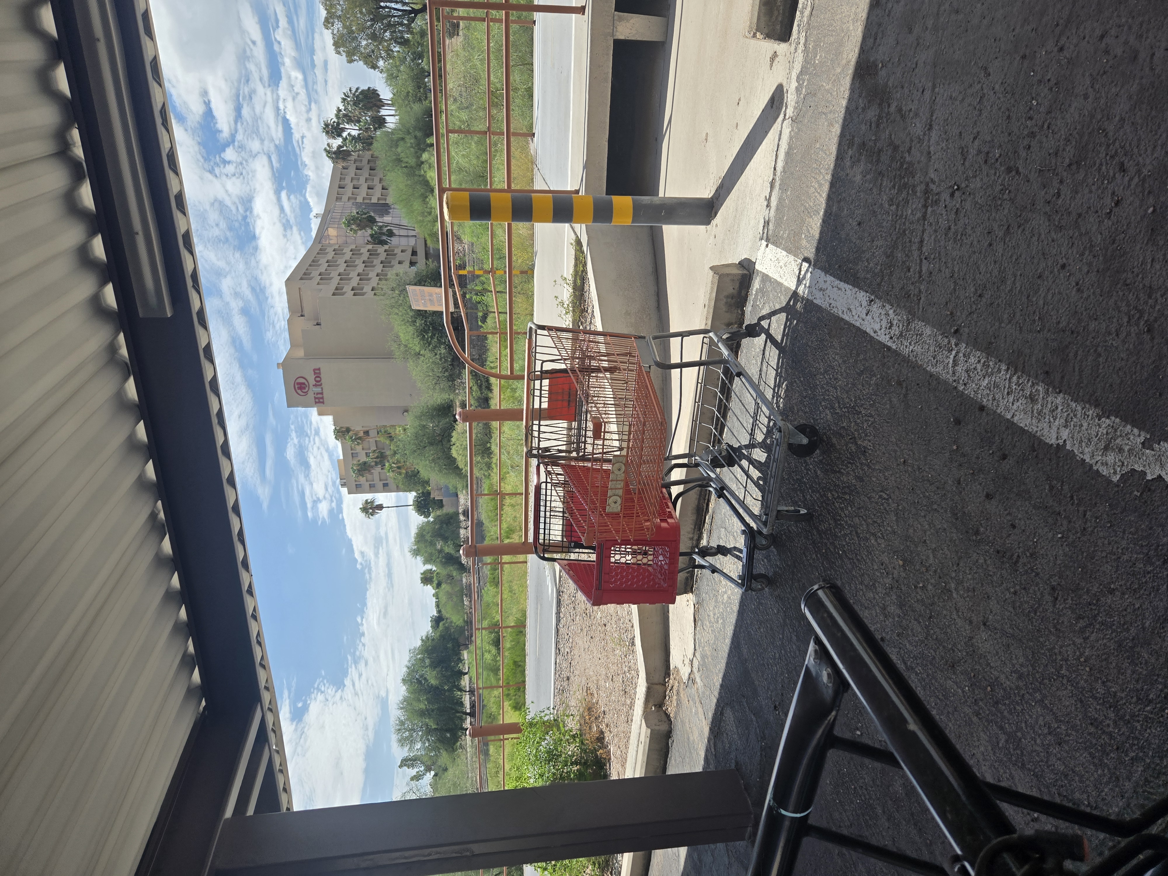 The same spot cleared of trash